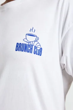 T-shirt Imprimé Club Brunch Grande Taille