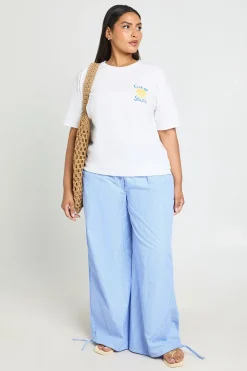 T-shirt Imprimé Club De Soleil Grande Taille