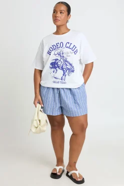 T-shirt Imprimé Club Rodéo Grande Taille