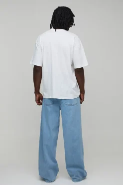 boohooMAN T-Shirt Imprimé Coca-Cola Licence Oversize Grande Taille<Homme Tout Afficher|Tout Afficher