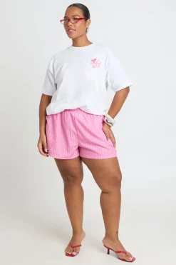 boohoo T-shirt Imprimé Cocktail Club Grande Taille<Femme Tops