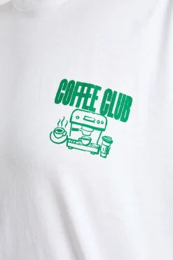 boohoo T-shirt Imprimé Coffee Club Grande Taille<Femme Tops