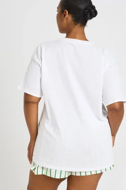 boohoo T-shirt Imprimé Copacabana Grande Taille<Femme Tops