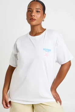 T-shirt Imprimé Coquillages Grande Taille