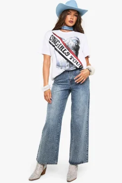 T-shirt imprimé Cowgirls Corset and Sash