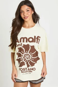 T-shirt Imprimé Côte Amalfitaine