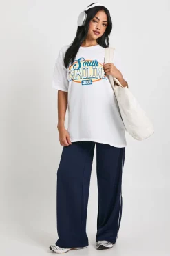 boohoo T-shirt imprimé de Caroline du Sud<Femme Tops