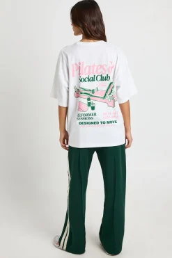 T-shirt Imprimé Devant Et Dos Reformer Pilates And Social Club