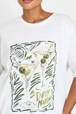 T-shirt Imprimé Dirty Martini Grande Taille