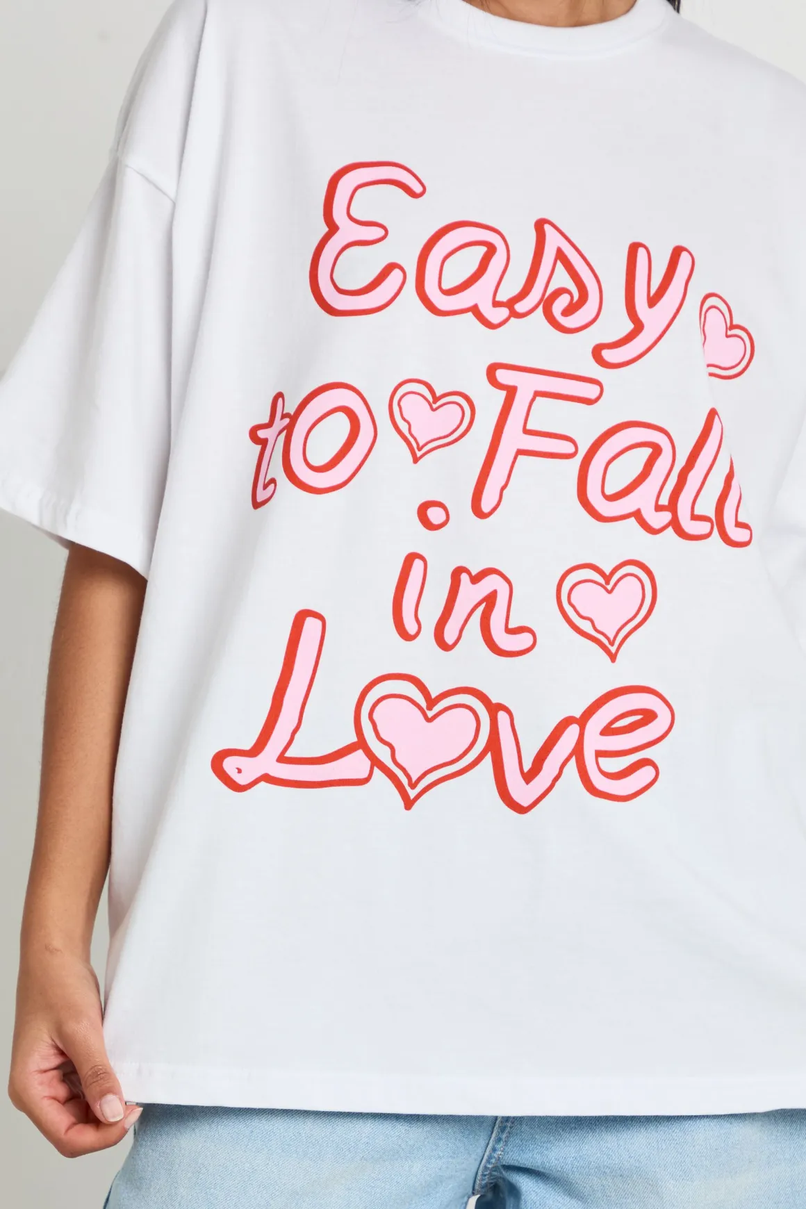 T-shirt Imprimé Easy To Fall In Love