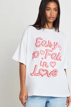 T-shirt Imprimé Easy To Fall In Love