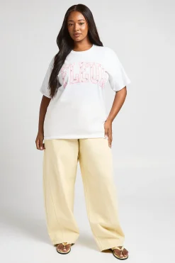 T-shirt Imprimé Fleur Grande Taille