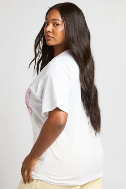 T-shirt Imprimé Fleur Grande Taille