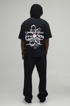 T-shirt Imprimé Floral Édition Limitée Oversize Tall
