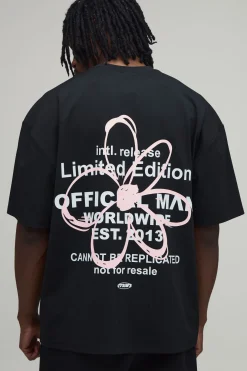 T-shirt Imprimé Floral Édition Limitée Oversize Tall