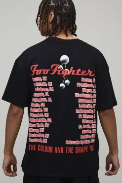 T-Shirt Imprimé Foo Fighters Coupe Oversize