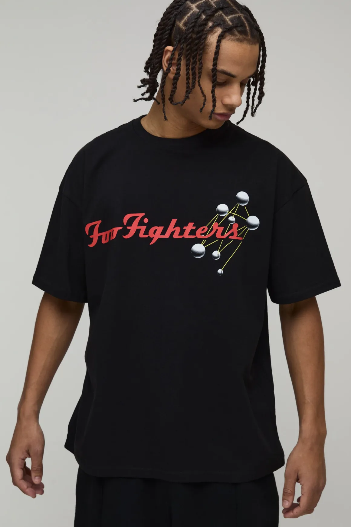 T-Shirt Imprimé Foo Fighters Coupe Oversize