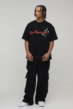 T-Shirt Imprimé Foo Fighters Coupe Oversize