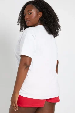 T-shirt Imprimé Football Angleterre Grande Taille