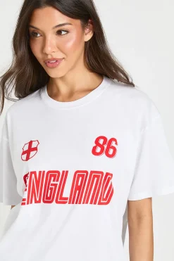 T-shirt Imprimé Football Angleterre