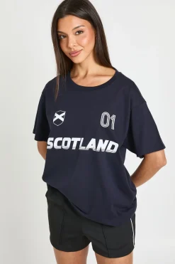 T-shirt Imprimé Football Écosse