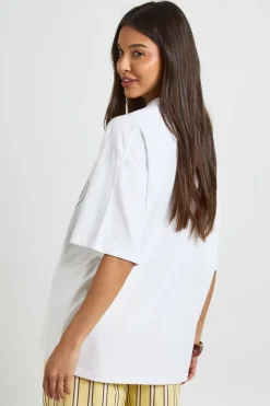 boohoo T-shirt Imprimé Fresh Sangria Social Club<Femme Tops