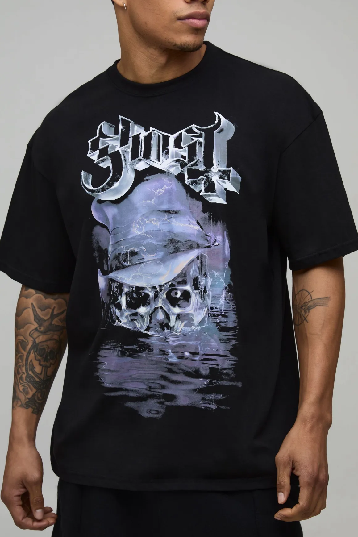 T-Shirt Imprimé Ghost License Coupe Oversize