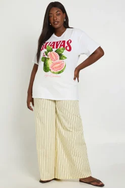 T-shirt Imprimé Goyave Grande Taille