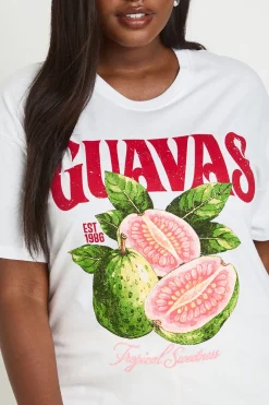 T-shirt Imprimé Goyave Grande Taille