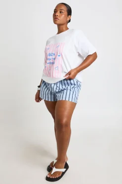 T-shirt Imprimé Grande Taille Ibiza Pour Le Week-end