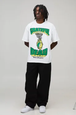 T-Shirt Imprimé Grateful Dead Coupe Oversize sous Licence