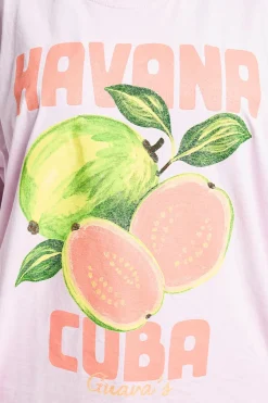 boohoo T-shirt Imprimé Havana Cuba Grande Taille<Femme Tops
