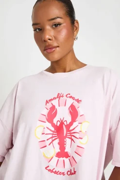 T-shirt Imprimé Homard Amalfi Grande Taille