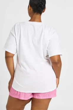 boohoo T-shirt Imprimé Homard Grande Taille<Femme Tops