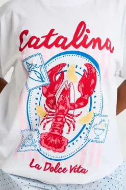 T-shirt Imprimé Homard Grande Taille