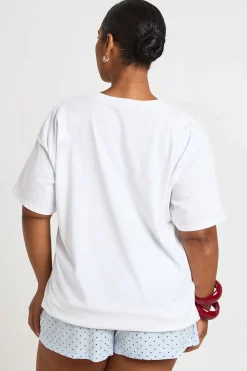 T-shirt Imprimé Homard Grande Taille