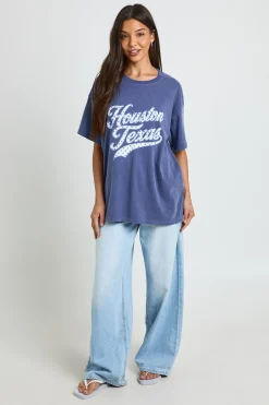 T-shirt Imprimé Houston Texas
