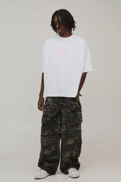 T-shirt Imprimé Hustle Coupe Oversize