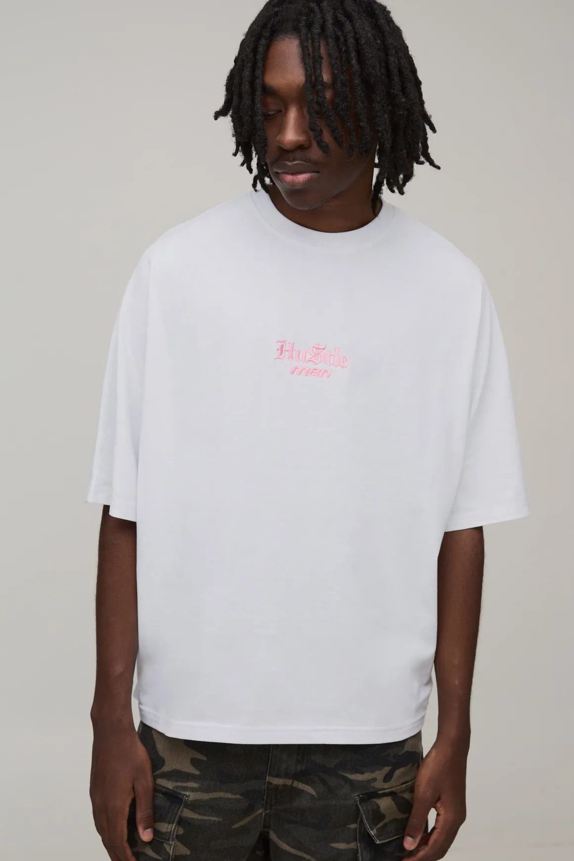 T-shirt Imprimé Hustle Coupe Oversize