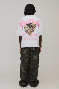 T-shirt Imprimé Hustle Coupe Oversize