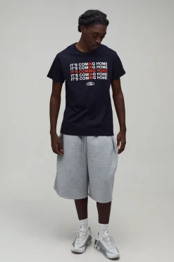 boohooMAN T-shirt Imprimé It's Coming Home Coupe Regular<Homme T-Shirts Impriméstendances|T-Shirts