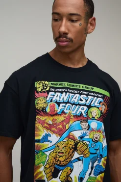 T-shirt Imprimé Les Quatre Fantastiques Coupe Ample