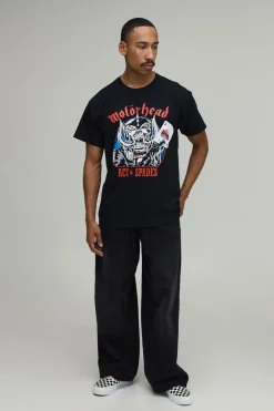 T-shirt Imprimé Licence Ace Of Spades Motörhead Coupe Oversize
