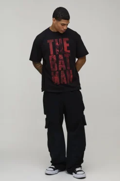 T-shirt Imprimé Licence Batman Taille Oversize