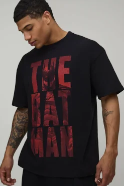 T-shirt Imprimé Licence Batman Taille Oversize