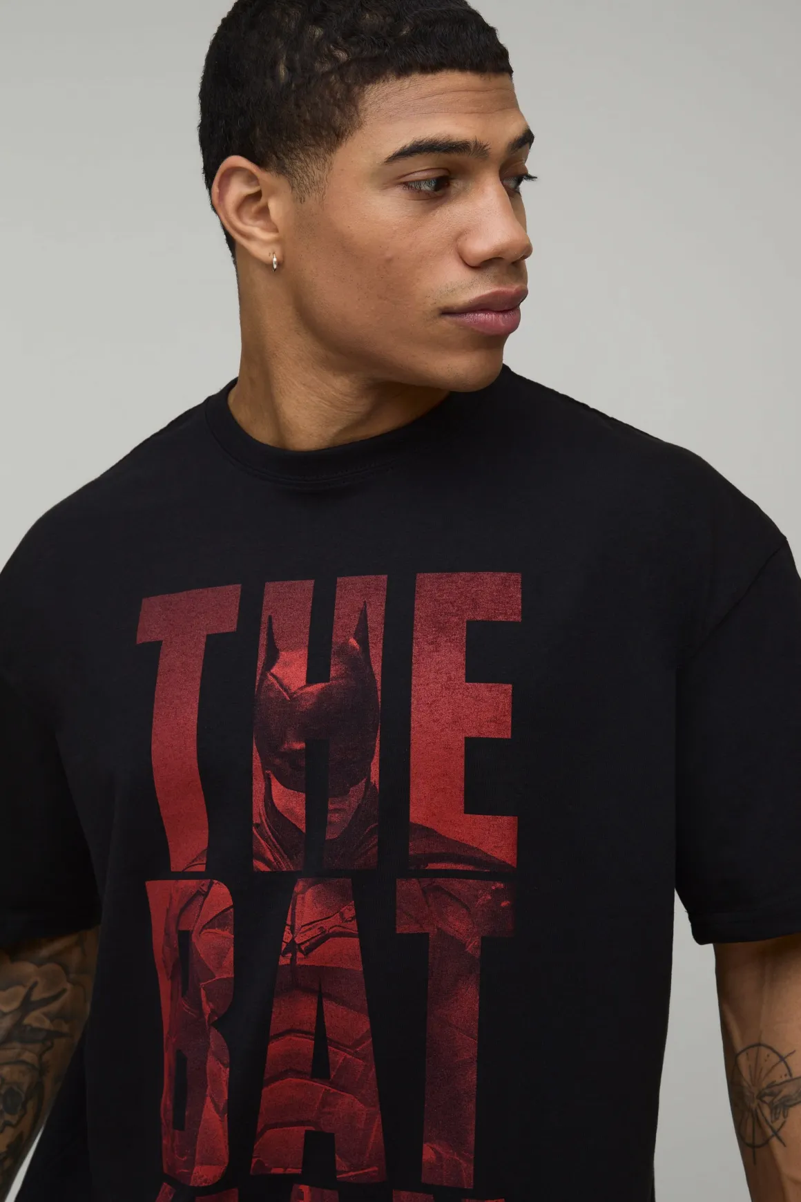 T-shirt Imprimé Licence Batman Taille Oversize