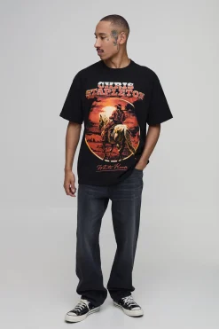 T-shirt Imprimé Licence Chris Stapleton Coupe Oversize