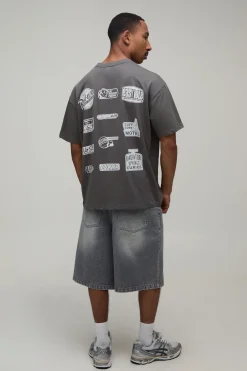 T-shirt Imprimé Licence Disney Cars Oversized