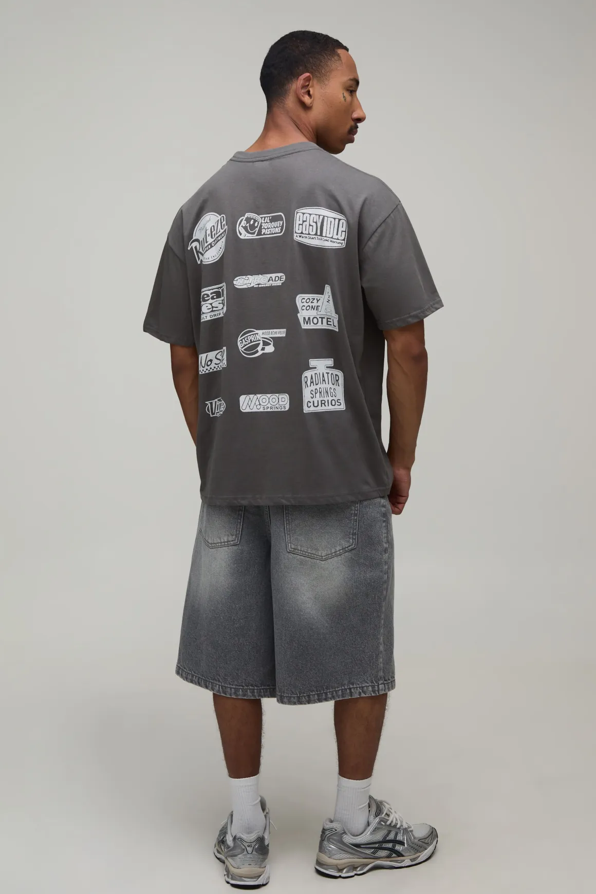 T-shirt Imprimé Licence Disney Cars Oversized