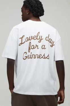 T-shirt Imprimé Licence Guinness Coupe Oversize